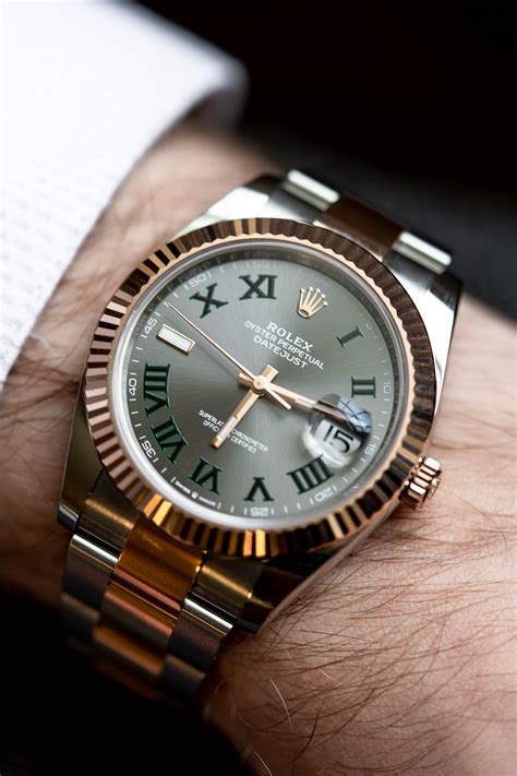 rolex datejust rosegold grün|Rolex Datejust price guide.